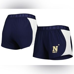 New Women’s Under Armour Naval Academy Shorts Size M